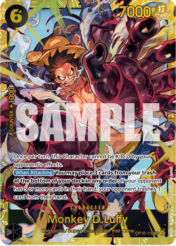 Monkey.D.Luffy (JP) – Royal Bloodlines – OP10-118 – JP – Near Mint