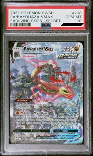 Rayquaza VMAX Alternative Artwork PSA 10